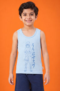 Lee Cooper Boys Naruto Vest (Pack of 2) - Multicolor — thumbnail 2
